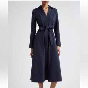 Cinq a Sept Kyla Long Sleeve Midi Shirtdress